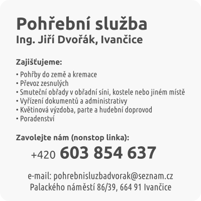 Pohřební služba Dvořák Ivančice